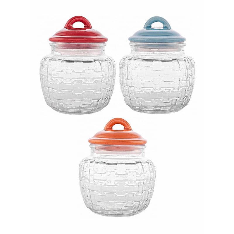 Container - Culinary Mate Glass Storage Jar (600 ML) - Set Of Three