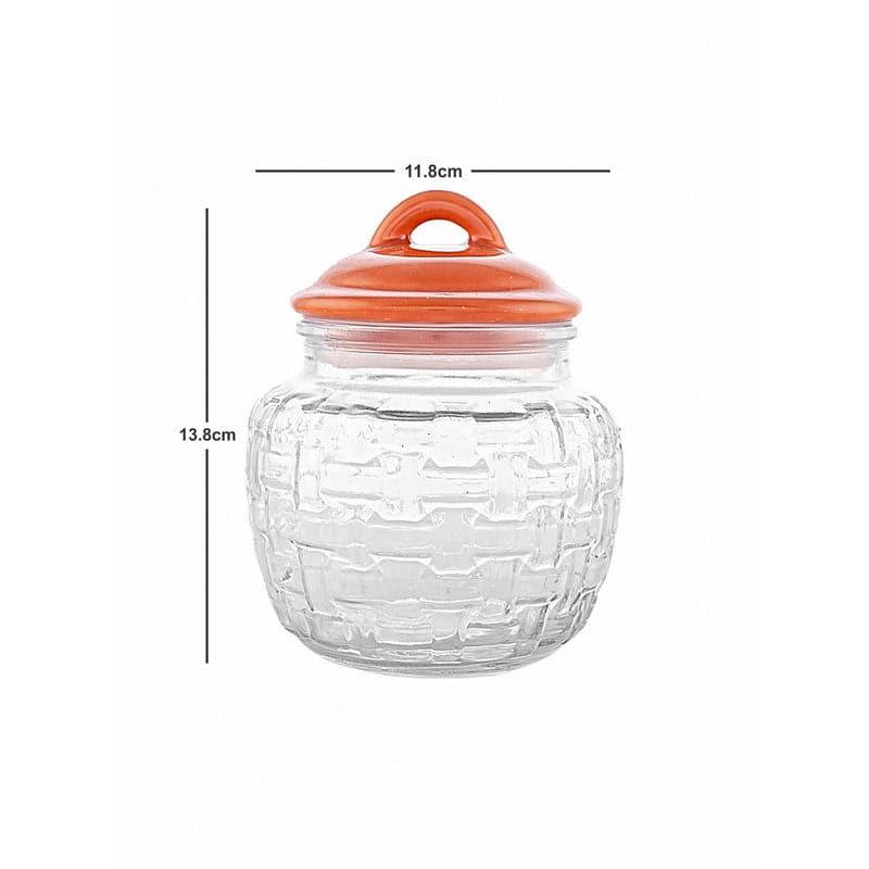 Container - Culinary Mate Glass Storage Jar (600 ML) - Set Of Three