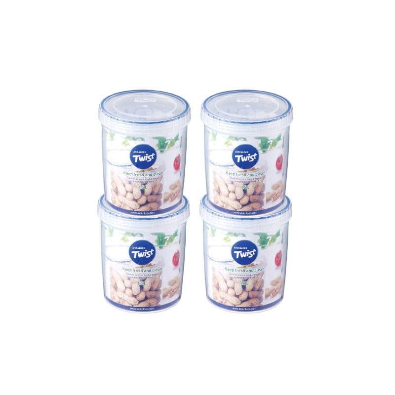 Container - Cuzi Round Airtight Container (1000 ML) - Set Of Four