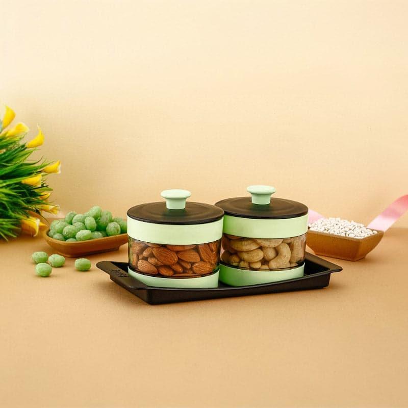 Container - Eat Good Mint Storage Jar (250 ML) - Set Of Three