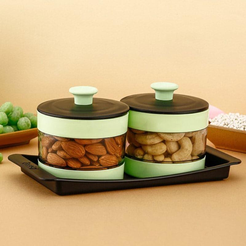 Container - Eat Good Mint Storage Jar (250 ML) - Set Of Three