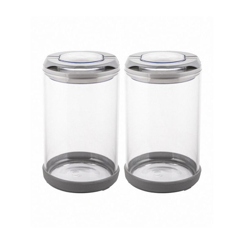 Container - Eazy View Storage Jar (1200 ML) - Set Of Two