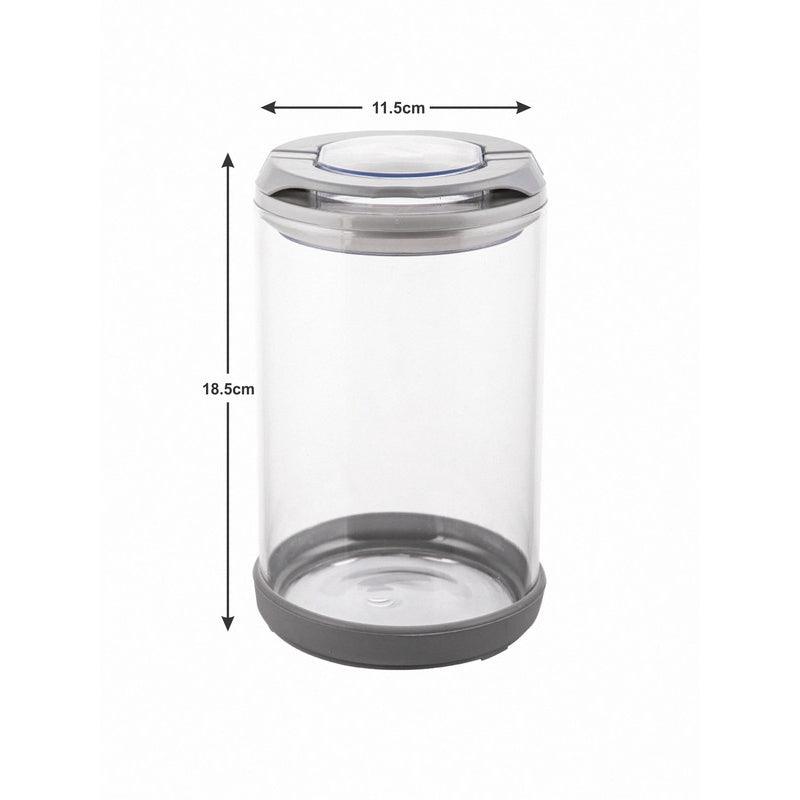 Container - Eazy View Storage Jar (1200 ML) - Set Of Two