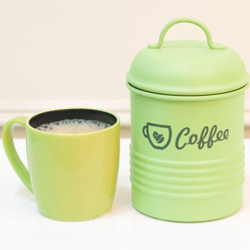 Buy Ferrous Fun Coffee Storage Container (1300 ML) - Green Container from Vaaree