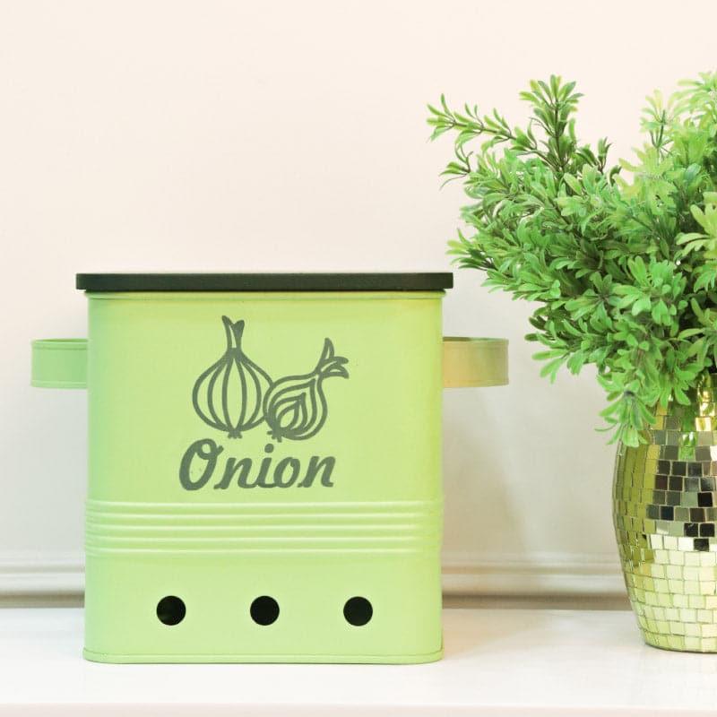 Buy Ferrous Fun Onion Storage Box (10000 ML) - Green Container from Vaaree