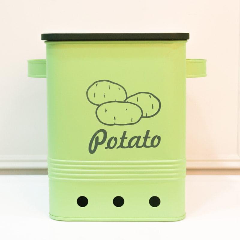 Buy Ferrous Fun Potato Storage Box (15000 ML) - Green Container from Vaaree