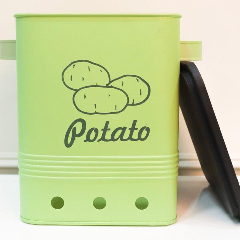 Buy Ferrous Fun Potato Storage Box (15000 ML) - Green Container from Vaaree