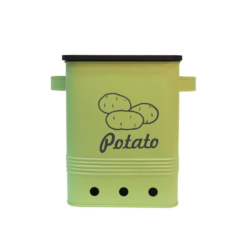 Buy Ferrous Fun Potato Storage Box (15000 ML) - Green Container from Vaaree