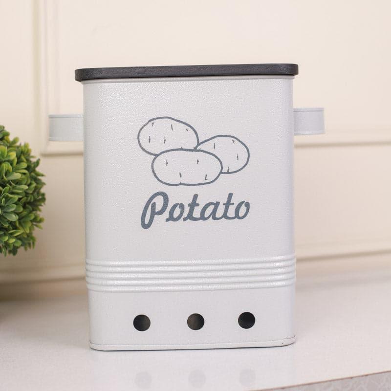 Buy Ferrous Fun Potato Storage Box - Grey Container from Vaaree