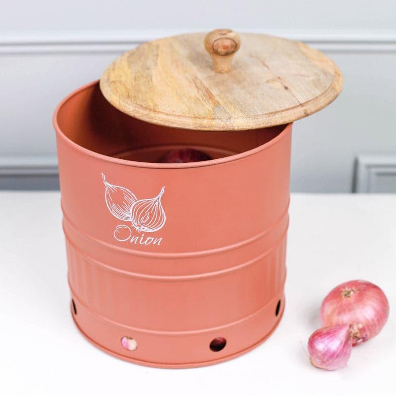 Container - Ferrous Fun Round Onion Box