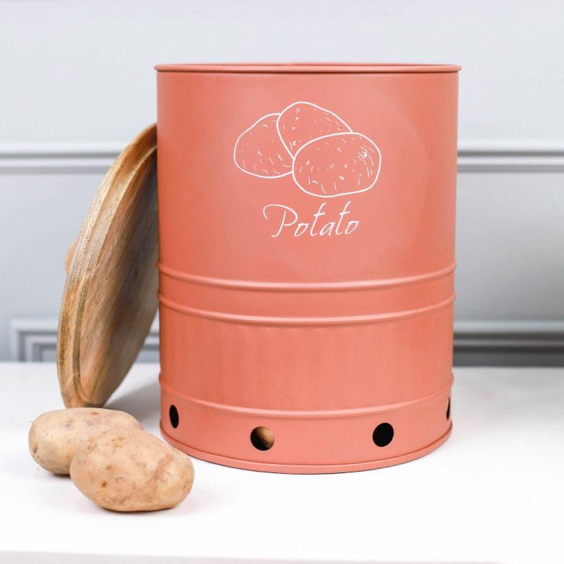 Container - Ferrous Fun Round Potato Box