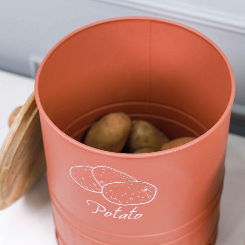 Container - Ferrous Fun Round Potato Box