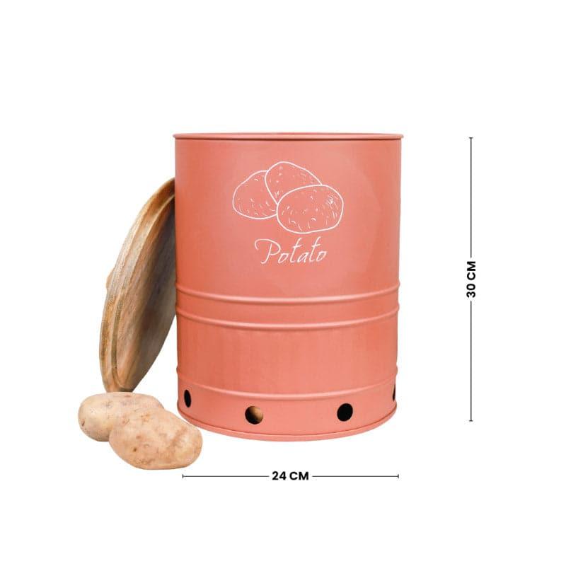 Container - Ferrous Fun Round Potato Box