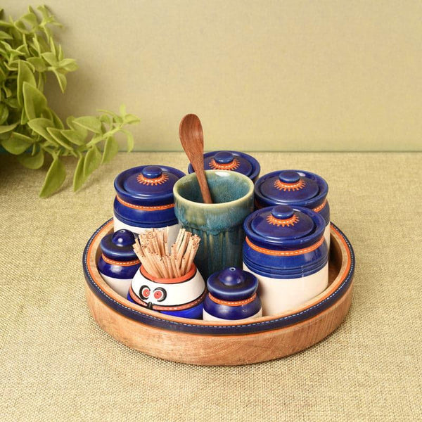 Buy Container - Flavor Condiment Set With Tray at Vaaree online