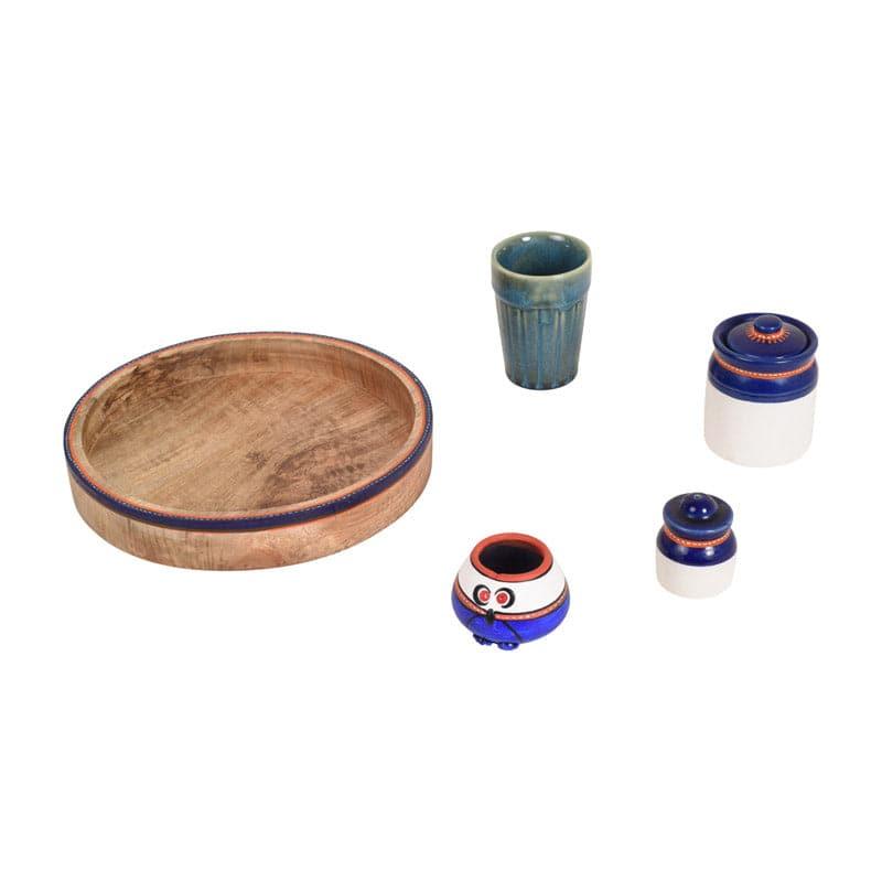 Buy Container - Flavor Condiment Set With Tray at Vaaree online