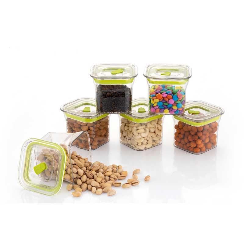 Container - Green Organize-o-Matic Storage Container (500 ML) - Set Of Six