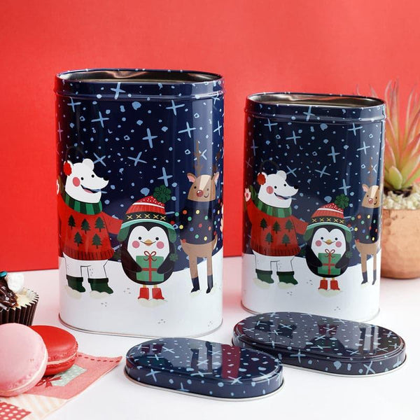 Container - Happy Arctic Storage Jar - Set Of Two