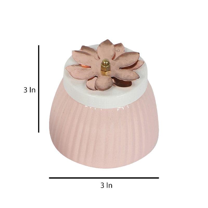 Container - Hewei Flora Jar (Light Pink) - Set Of Two