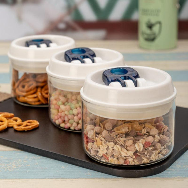 Container - Kitchen Klear Storage Jar (400 ML) - Set Of Three