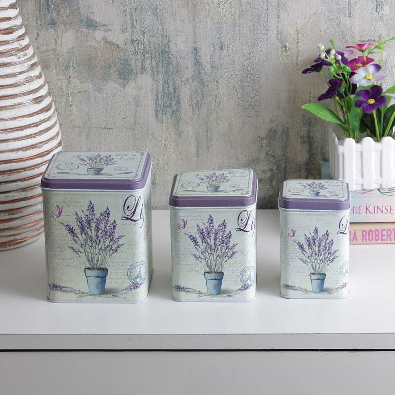 Container - Lavender Lore Storage Box - Set Of Three