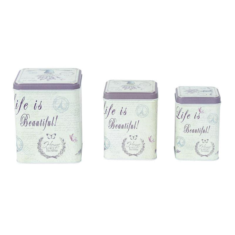 Container - Lavender Lore Storage Box - Set Of Three