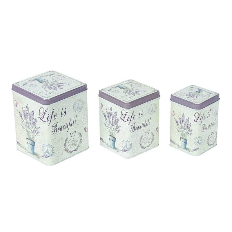 Container - Lavender Lore Storage Box - Set Of Three