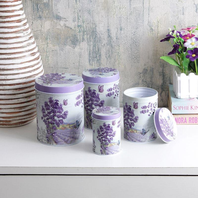 Container - Lavender Lush Storage Box - Set Of Four