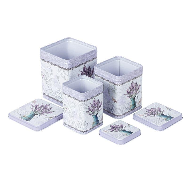 Buy Lavender Lux Storage Box - Set Of Three Container from Vaaree