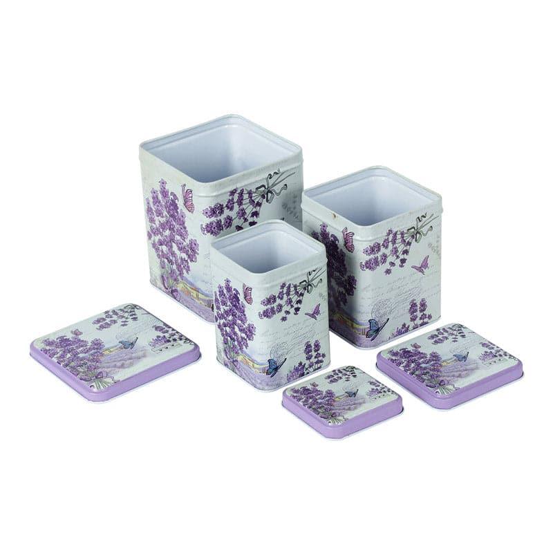 Container - Lavender Meadow Storage Box - Set Of Three