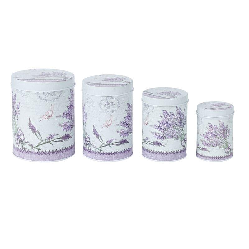 Container - Lavender Mist Storage Box - Set Of Four