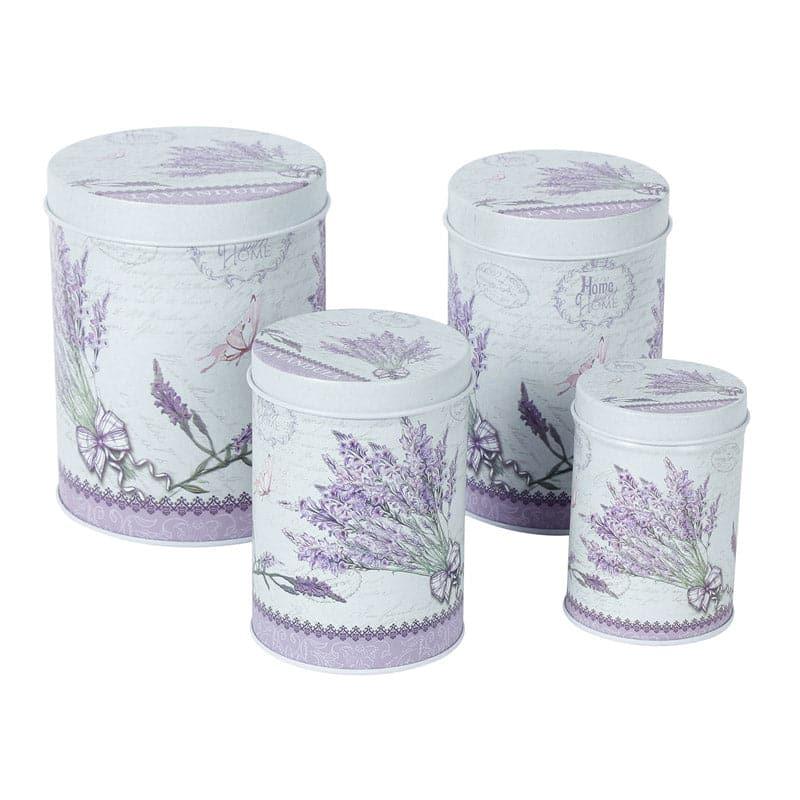 Container - Lavender Mist Storage Box - Set Of Four