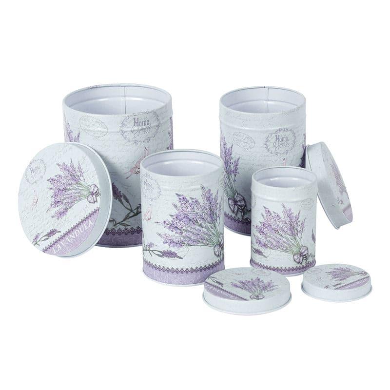 Container - Lavender Mist Storage Box - Set Of Four