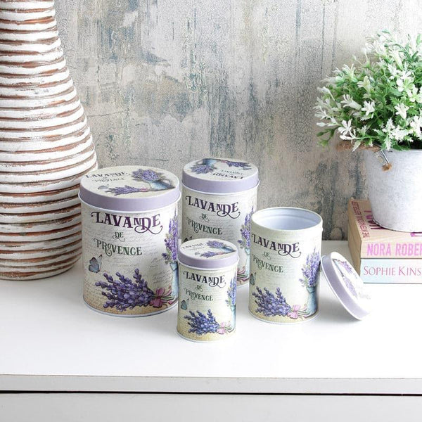 Container - Lavender Play Storage Box - Set Of Four