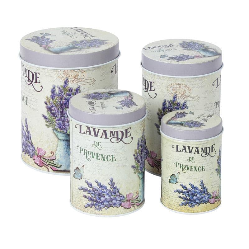 Container - Lavender Play Storage Box - Set Of Four