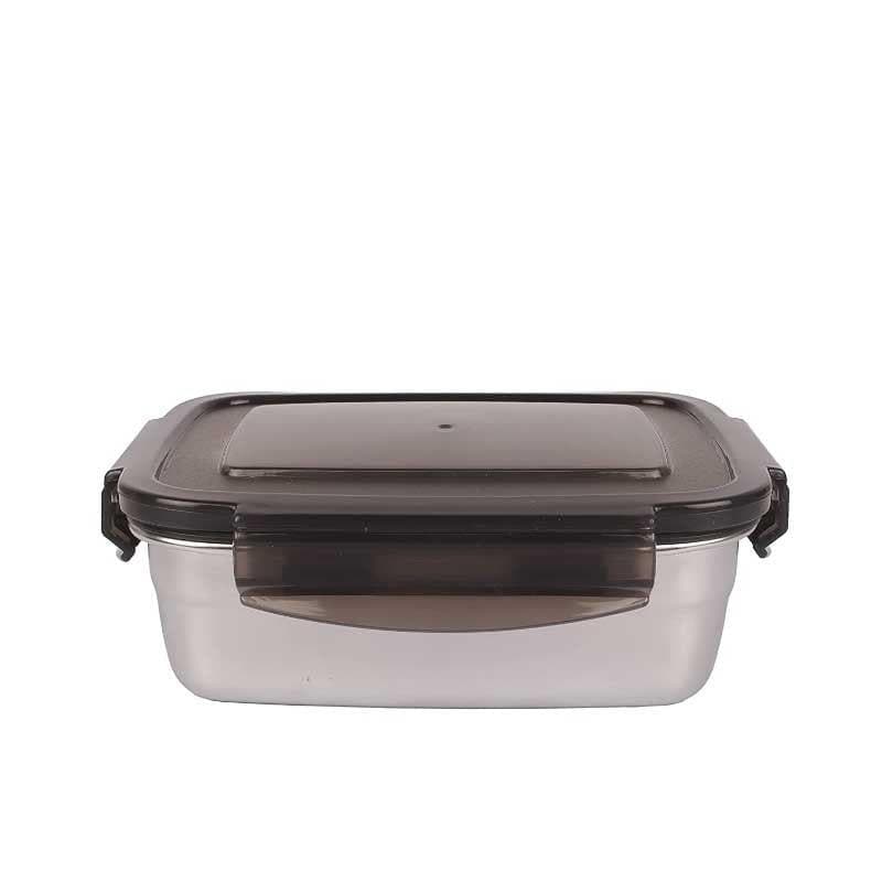 Container - Lavish Steel Rectangle Container (550 ML) - Set Of Two