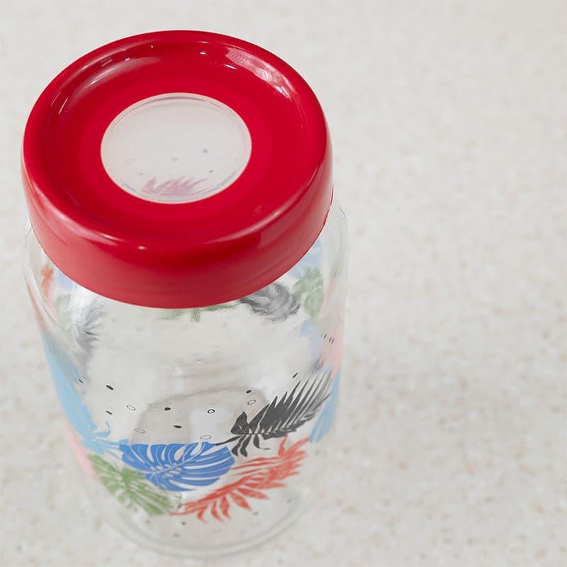 Buy Monara Flora Transparent Storage Jar - 1000 ML Container from Vaaree