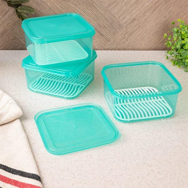 Buy Perto Container (500 ML) - Turquoise Container from Vaaree