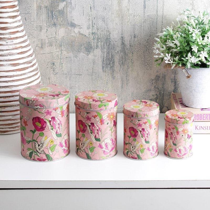 Buy Pink Bloom Storage Box - Set Of Four Container from Vaaree