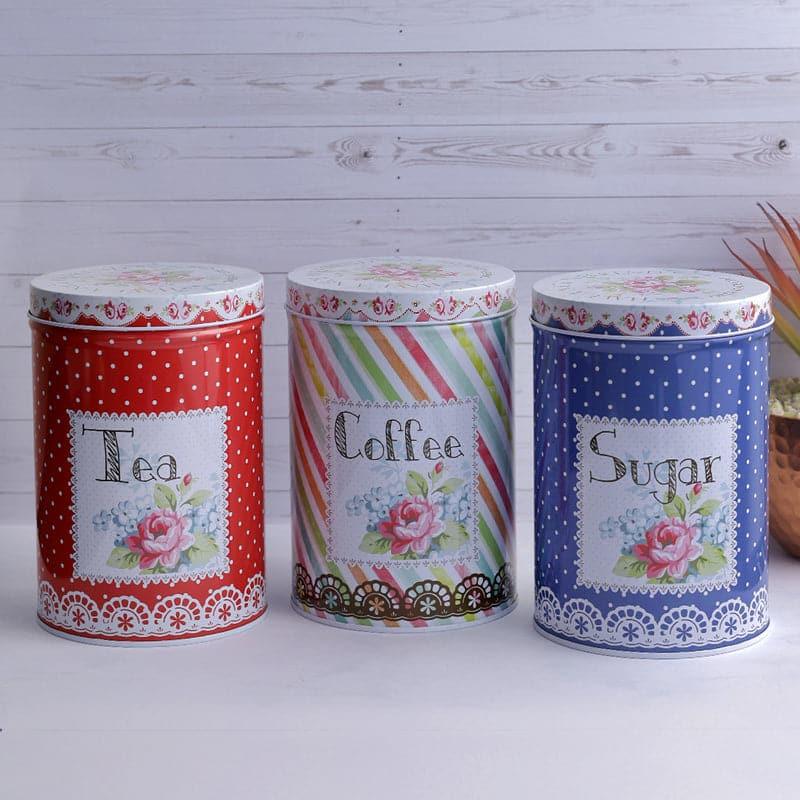 Buy Polka Fuse Storage Jar (1000 ML) - Set Of Three Container from Vaaree