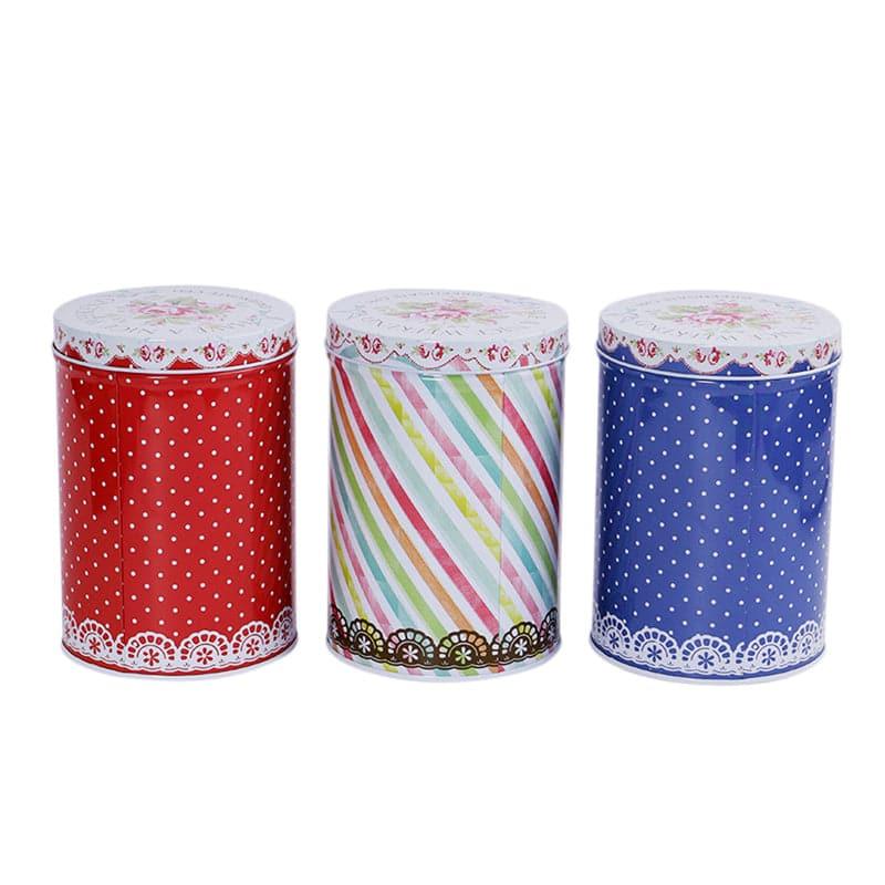 Buy Polka Fuse Storage Jar (1000 ML) - Set Of Three Container from Vaaree