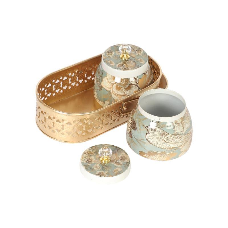 Buy Reva Ethnic Basket With Jar - Set Of Three Container from Vaaree