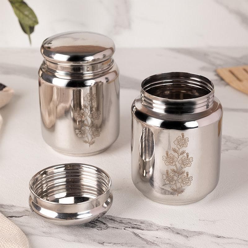 Buy Ruchira Storage Jar (1000 ML) - Set Of Two Container from Vaaree