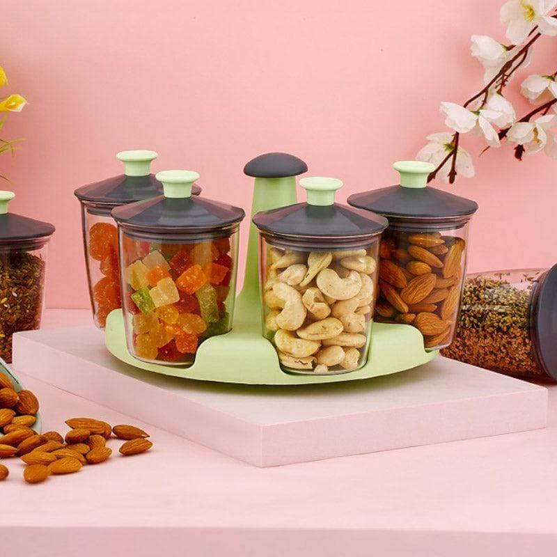 Buy Smart Store Mint Jar (300 ML) - Set Of Seven Container from Vaaree