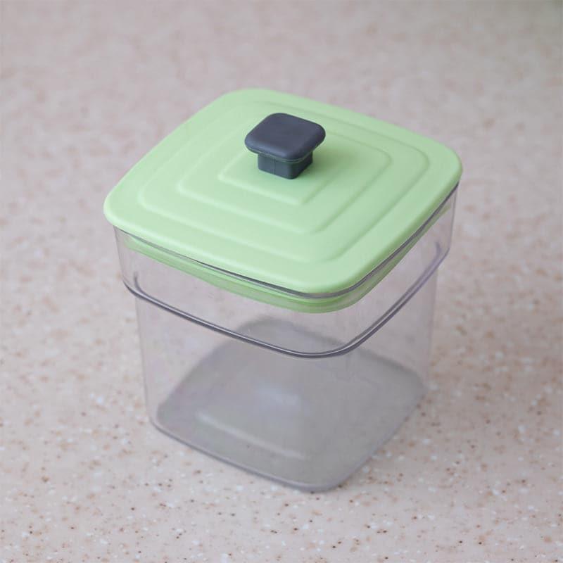 Container - Smart Store Mint Square Jar (250 ML) - Set Of Three