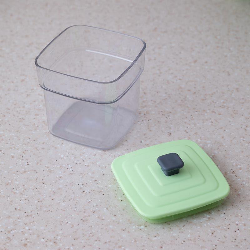 Container - Smart Store Mint Square Jar (250 ML) - Set Of Three