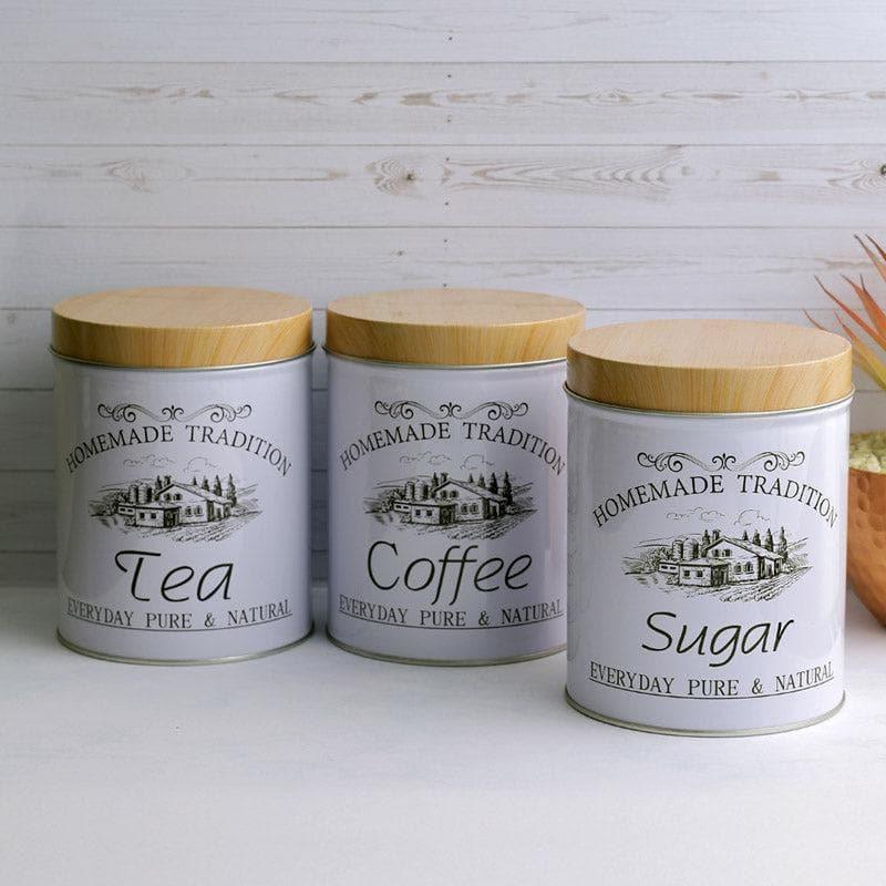 Container - Tea Time Storage Box - Set Of Three