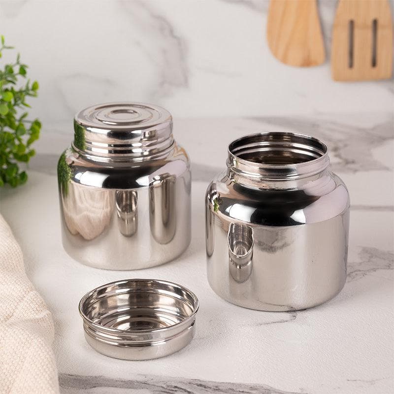 Buy Thavi Storage Jar (600 ML) - Set Of Two Container from Vaaree