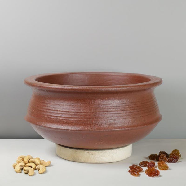 Cooking Pot - Kalinaw Biriyani Clay Pot (Brown) - 2000 ML
