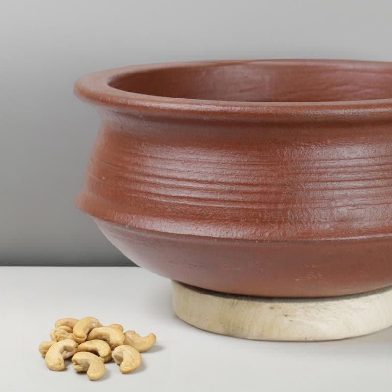 Buy Kalinaw Biriyani Clay Pot Brown 2000 ML / 10 Inches Handi from Vaaree