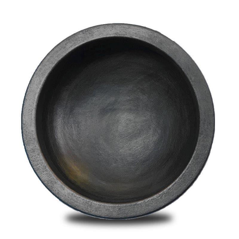 Buy Kalinaw Biriyani Clay Pot With Lid Black 2000 ML / 10 Inches Handi from Vaaree